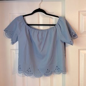 Size XL crochet detailing top